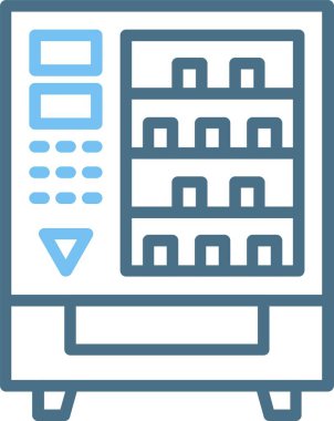 Otomat Satırı İki Renk Simgesi