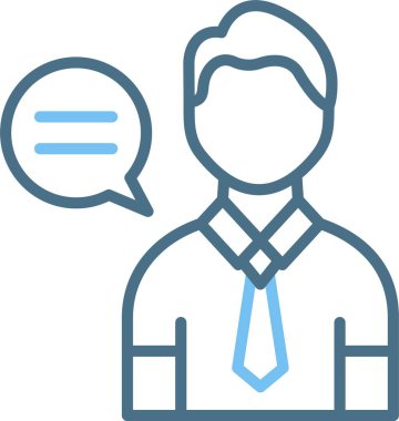 Röportaj Satırı İki Renk Simgesi