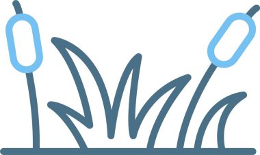 Bataklık Çizgisi İki Renk Simgesi