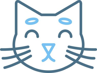 Kedi Hattı İki Renk Simgesi