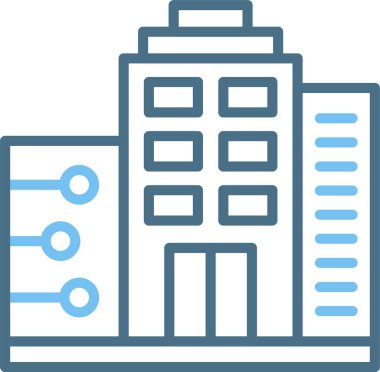 Şirket Satır İki Renk Simgesi