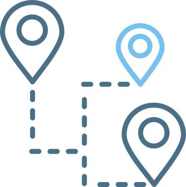 Konum Satırı İki Renk Simgesi