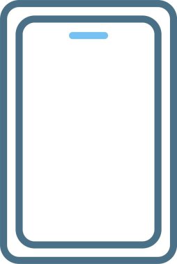 Akıllı Telefon Satırı İki Renk Simgesi