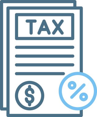 Vergi Danışmanı Satır 2 Renk Simgesi