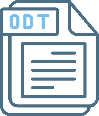 ODT Line Two Color Icon clipart