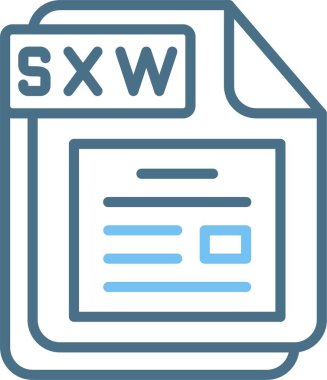 SXW Line Two Color Icon clipart