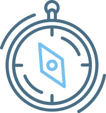 Pusula Satırı İki Renk Simgesi