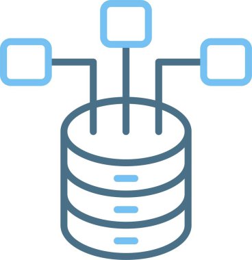 Veritabanı Satırı İki Renk Simgesi