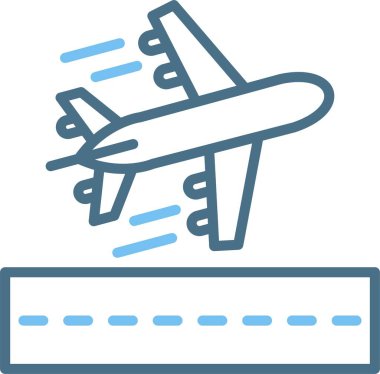 Ayrılış Satırı İki Renk Simgesi