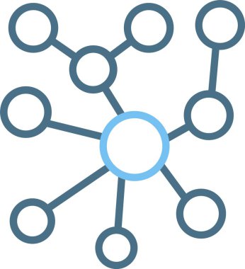 Ağ Satırı İki Renk Simgesi