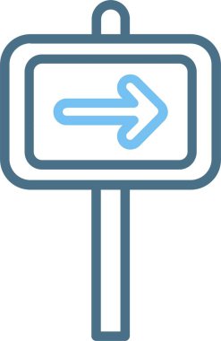 Tek Yönlü İkinci Renk Simgesi