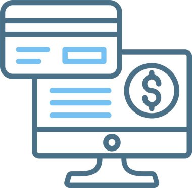 Glyph Ödeme Satırında İki Renk Simgesi