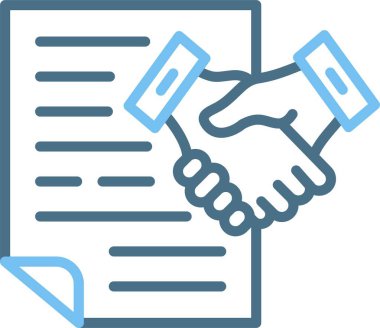 Kağıt Satırı İki Renk Simgesi