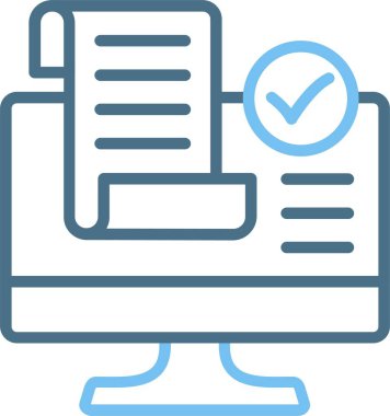 Ekran Satırı İki Renk Simgesi