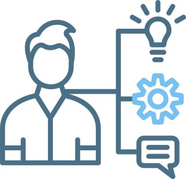 Yetenek Satırı İki Renk Simgesi