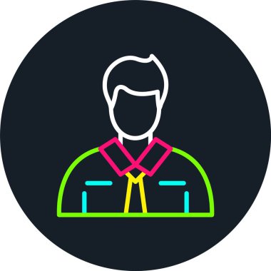 Çalışan Satırı Çok Renkli Simge