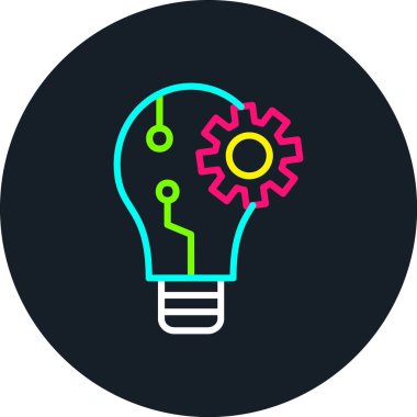 Fikir Satırı Çok Renkli Simge