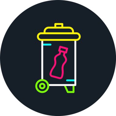 Bin Satır Çoklu Renk Simgesini Geri Döndür