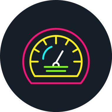 Hız Çizgisi Çok Renkli Simge