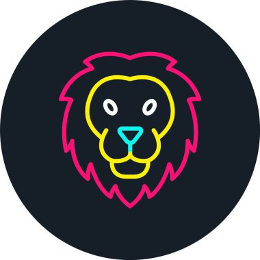 Aslan Çizgisi Çoklu Renk Simgesi