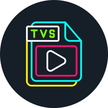 TVS Satır Çoklu Renk Simgesi