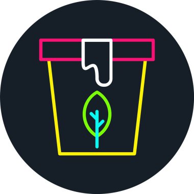 Yankı Çizgisi Çoklu Renk Simgesi