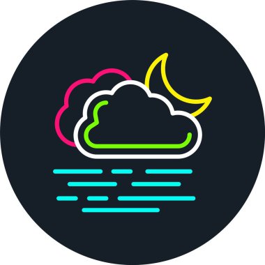 Sis Çizgisi Çok Renkli Simge