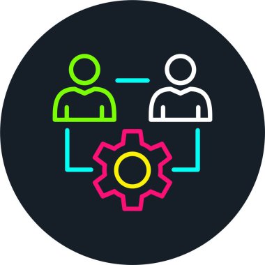 Yönetim Satırı Çok Renkli Simge