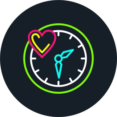 Tarih Satırı Çoklu Renk Simgesi