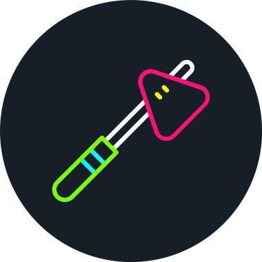 Refleks Çekiç Çizgisi Çok Renkli Simge