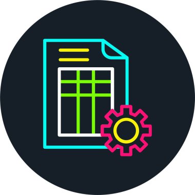 Yönetim Satırı Çok Renkli Simge