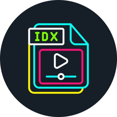 IDX Satırı Çok Renkli Simge