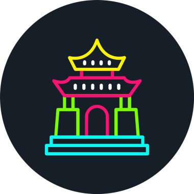 Chiang Kai Shek Satırı Çok Renkli Simge