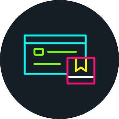 Kredi Kartı Çizgisi Çok Renkli Simge