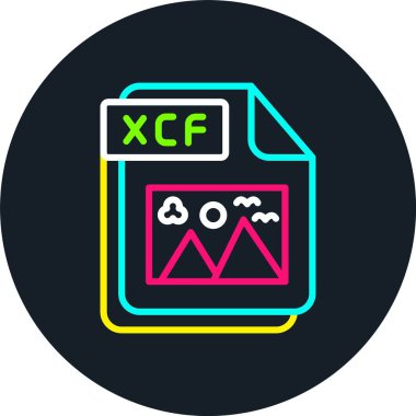 XCF Line Multi Color Icon clipart