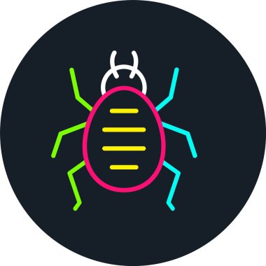 Mite Satırı Çoklu Renk Simgesi