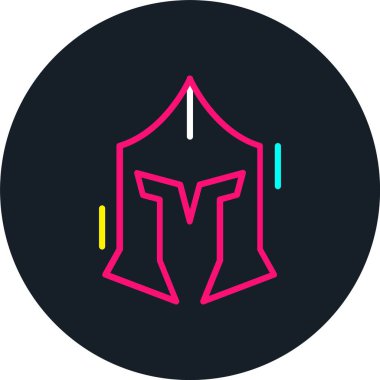 Sparta Çizgisi Çoklu Renk Simgesi