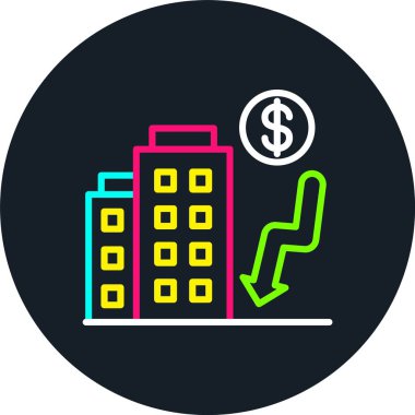 Ofis Satırı Çok Renkli Simge