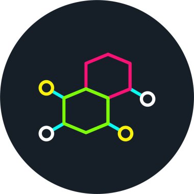 Hücre Çizgisi Çoklu Renk Simgesi