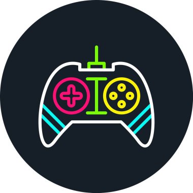 Oyun yastığı Satırı Çok Renkli Simge