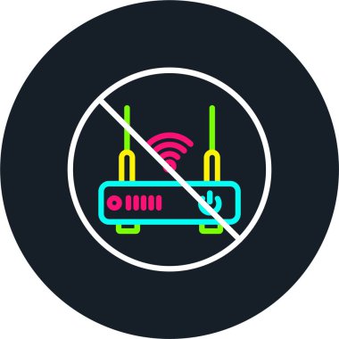 Yönlendirici Satırı Çok Renkli Simgesi Yok