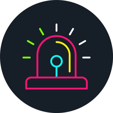 Alarm Satırı Çoklu Renk Simgesi