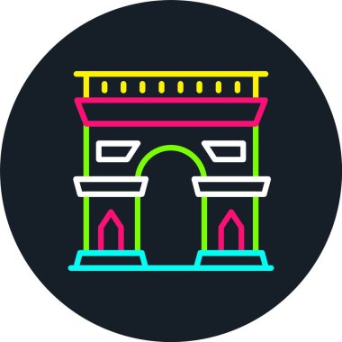 Zafer Hattının Kemeri Çok Renkli Simge