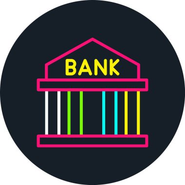 Banka Hattı Çoklu Renk Simgesi