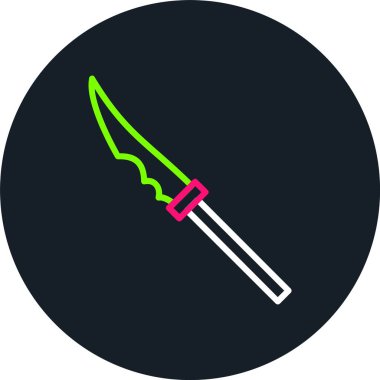 Naginata Satırı Çok Renkli Simge