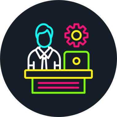 Yönetici Satırı Çok Renkli Simge