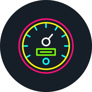 Hız Çizgisi Çok Renkli Simge