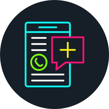 Acil Çağrı Satırı Çok Renkli Simge