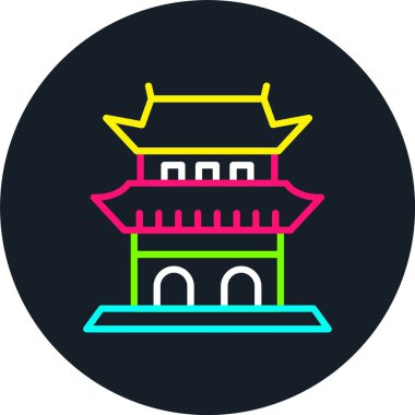 Ming Mezar Hattı Çok Renkli Simge