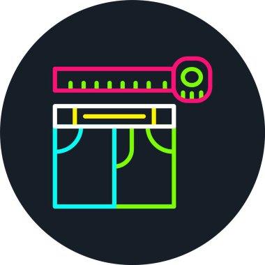 Ölçüm Satırı Çok Renkli Simge